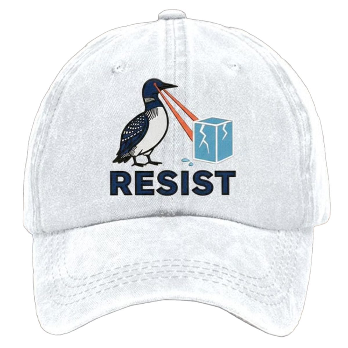 Laser Loon RESIST Distressed Denim Cap