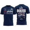 New England Patriots S Bowl LX Roster T shirt