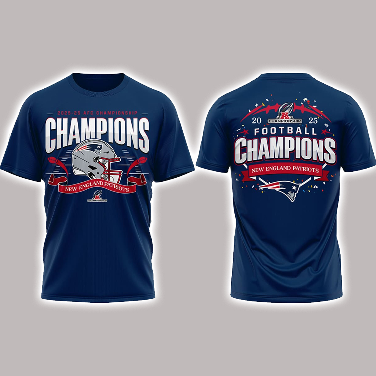 Patriots 2025-26 AFC Championship Champions Shirt