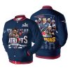 Patriots 2025 AFC Championship Baseball Jacket 1
