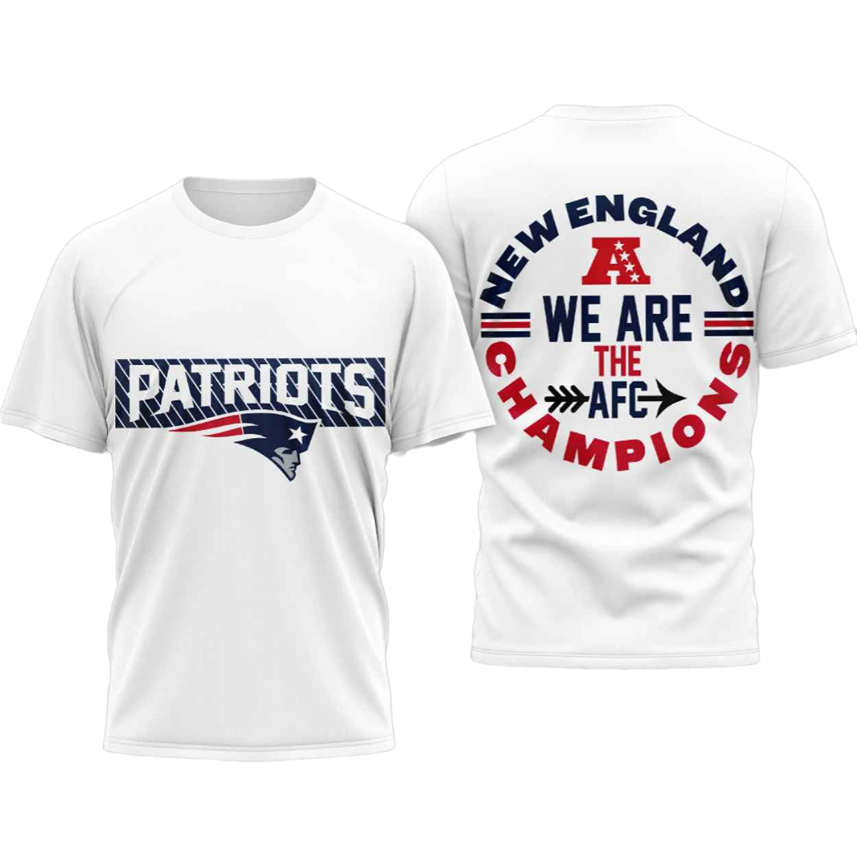 Patriots 2026 SB We Are The AFC 3D Shirt