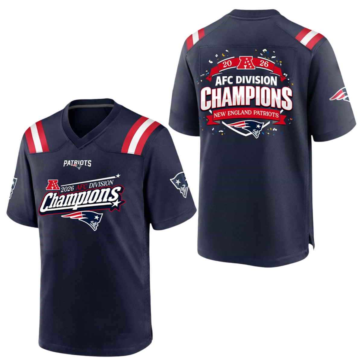 Patriots x AFC East Champions Football Jersey 2026