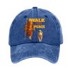 Retro Walk For Peace Monks With Aloka Dog Print Baseball Cap 1