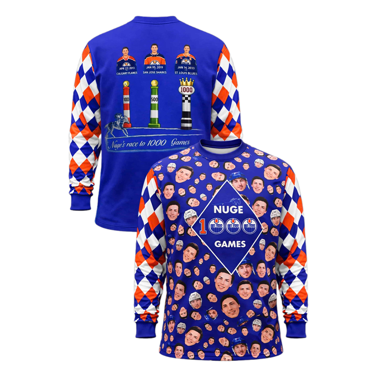 Ryan Nugent Hopkins 1000 Game Sweatshirt