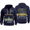 Seahawks 2025 NFC Championship Game Signature Quarter Zip Hoodie 2
