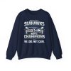 Seahawks NFC Champions We Did Not Care Shirt
