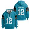 Travis Hunter 12 Jaguars Quarter Zip Waffle Hoodie 2