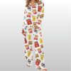 Women's Jollibee Fast Food Silky Satin Pajama Set