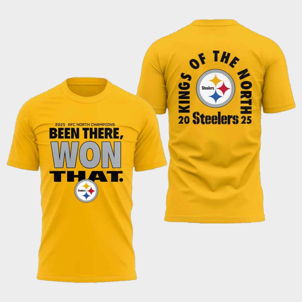 2025 Steelers AFC North Champions Shirt
