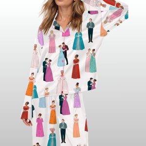 Women's Bridgertons Silky Satin Pajama Set 1