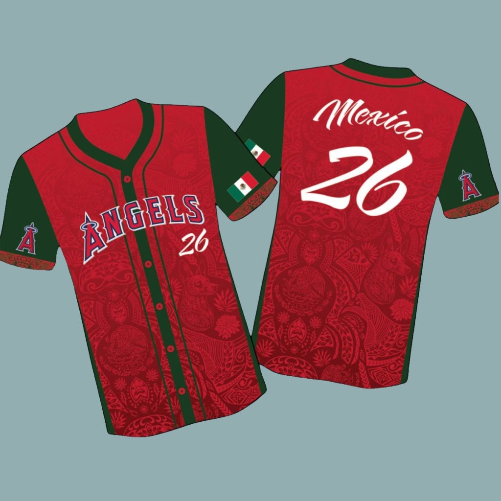 2026 Angels Mexican Heritage Night Giveaway Jersey