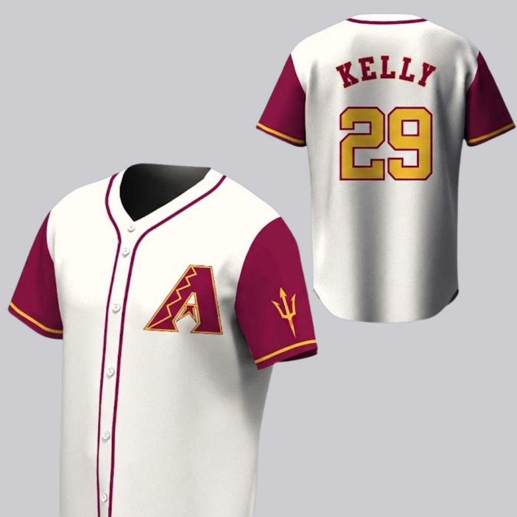 2026 Arizona Diamondbacks ASU Night Merrill Kelly Jersey Giveaway