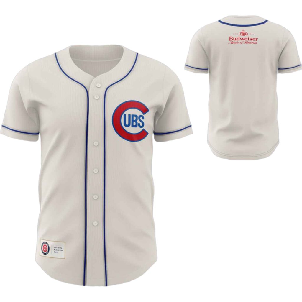 2026 Cubs BudFridays Cubs 1930s Jersey Giveaway