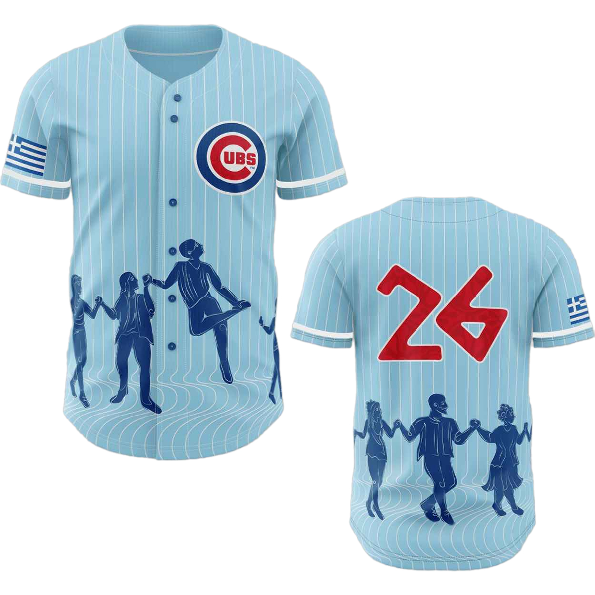 2026 Cubs Greek Heritage Jersey Giveaway