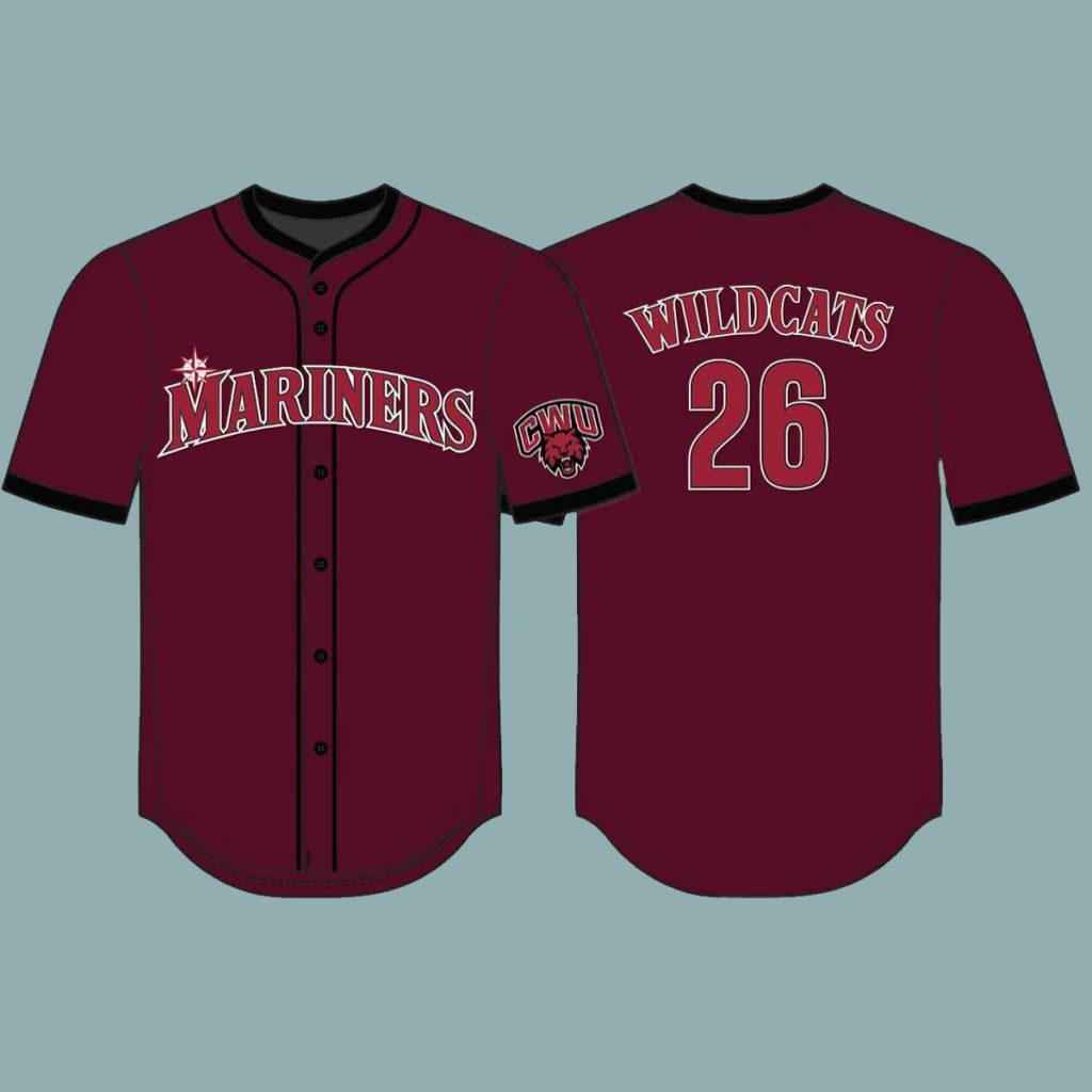 2026 Giveaway Mariners CWU Jersey