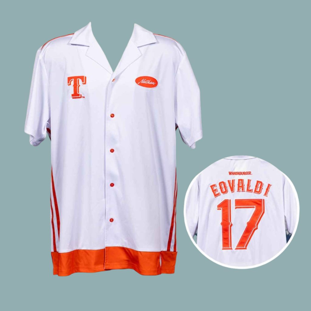 2026 Giveaway Rangers Whataburger Hawaiian Shirt