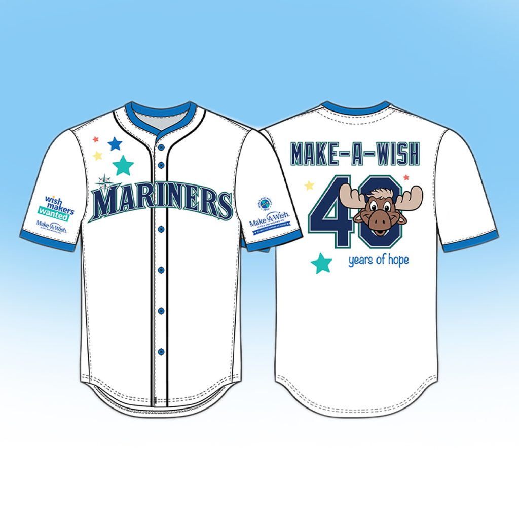 2026 Mariners Make A Wish Night Jersey Giveaway 2026 Mariners Make A Wish Night Jersey Giveaway