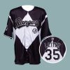 2026 Rangers Black Jack Leiter Rookie Season Power Giveaway Jersey