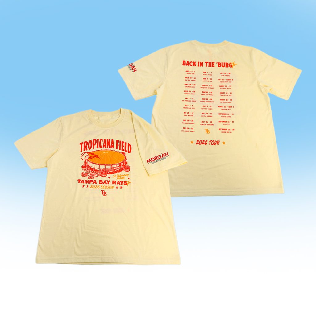 2026 Rays Tropicana Field Tour Tee Giveaway