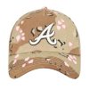 Atlanta Braves Camo Hearts Valentine's Day Hat 2026 1
