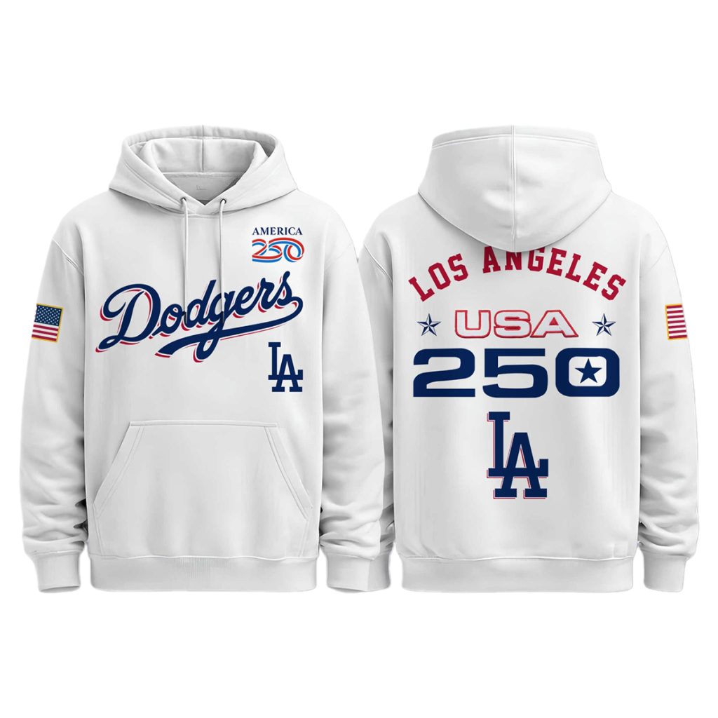 Los Angeles Dodgers America 250 Birthday Hoodie