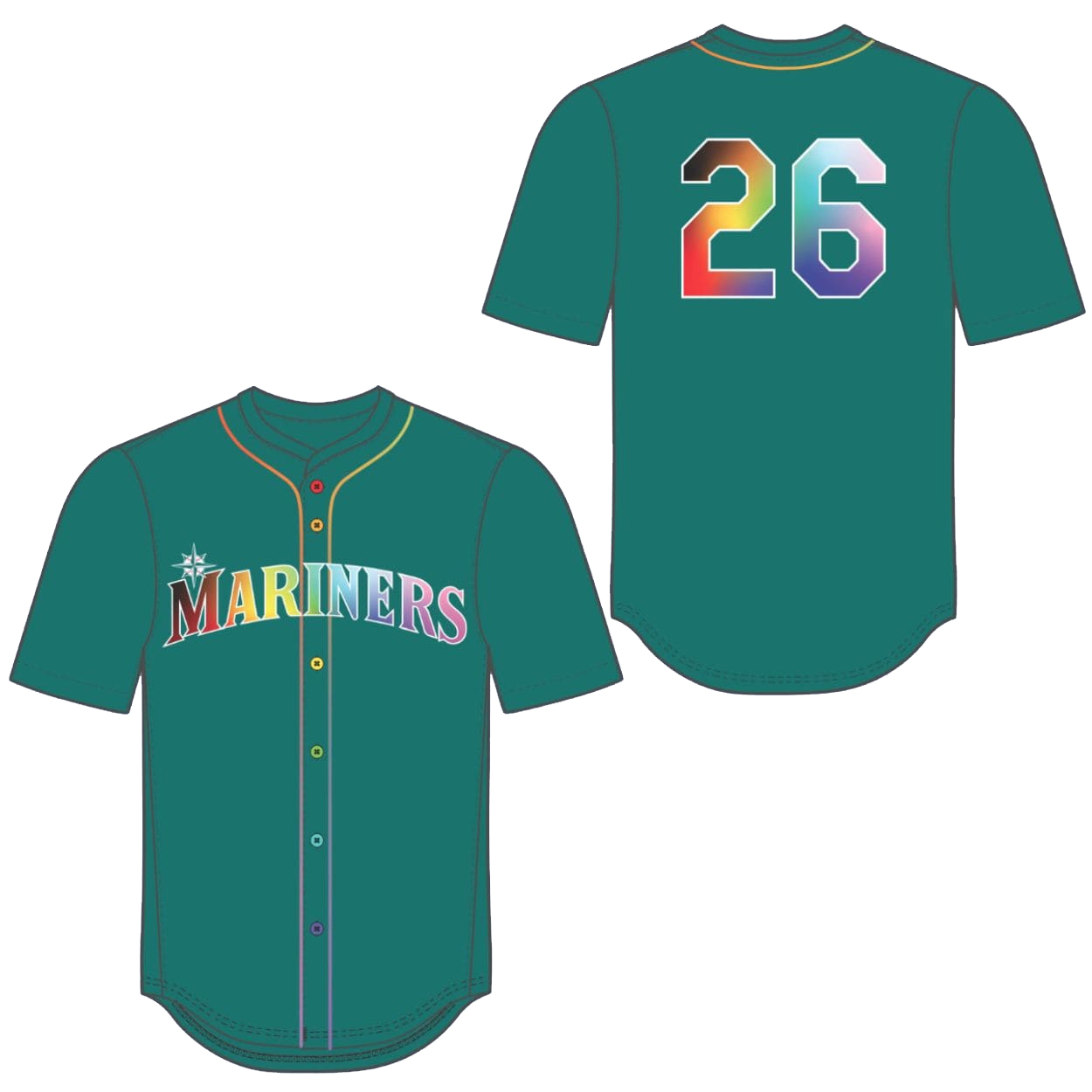Mariners 2026 Pride Night Jersey Giveaway