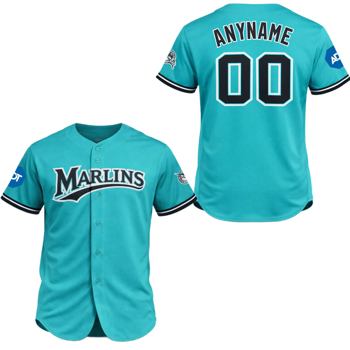 Miami Marlins Teal Throwback Uniforms 2026 Jersey 2