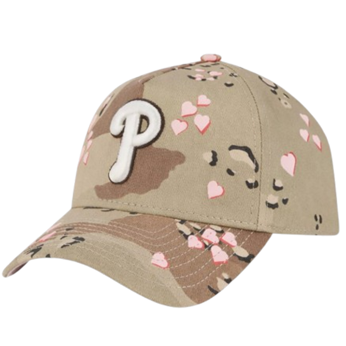 Philadelphia Phillies Camo Hearts Valentine's Day Hat 2026 3