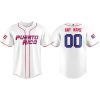 Puerto Rico World Baseball Classic 2026 Personalized Baseball Jersey