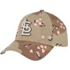 St Louis Cardinals Camo Hearts Valentine's Day Hat 2026 1