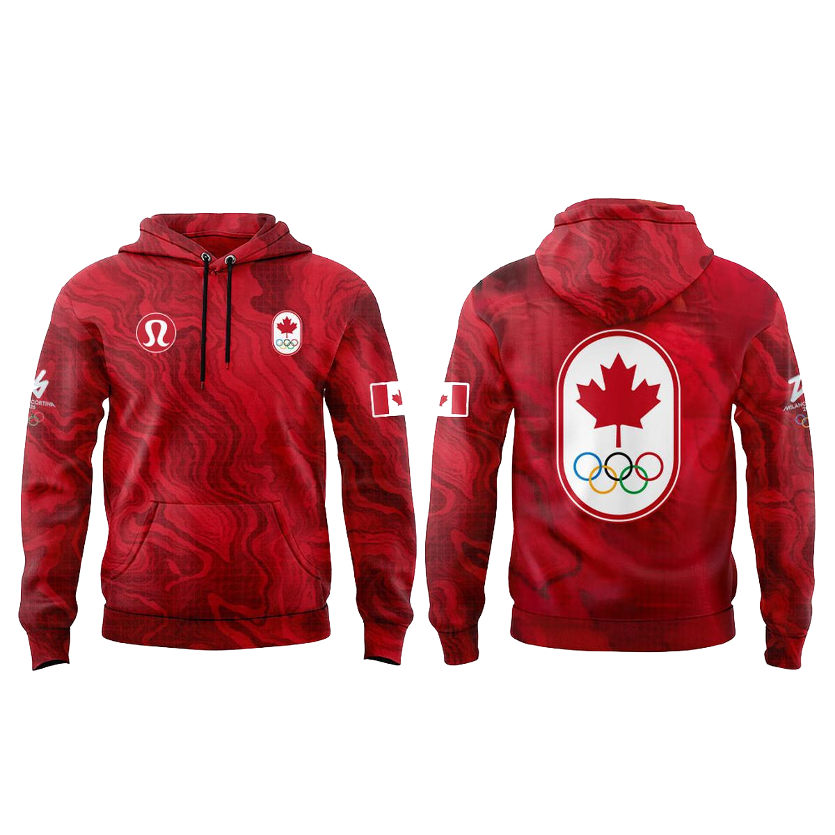 Team Canada Winter Olympics Milano Cortina 2026 Hoodie