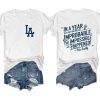 The Impossible has Happened Vin Scully Dodgers Shirt 1