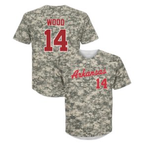 Arkansas Baseball Camo Jersey 2026