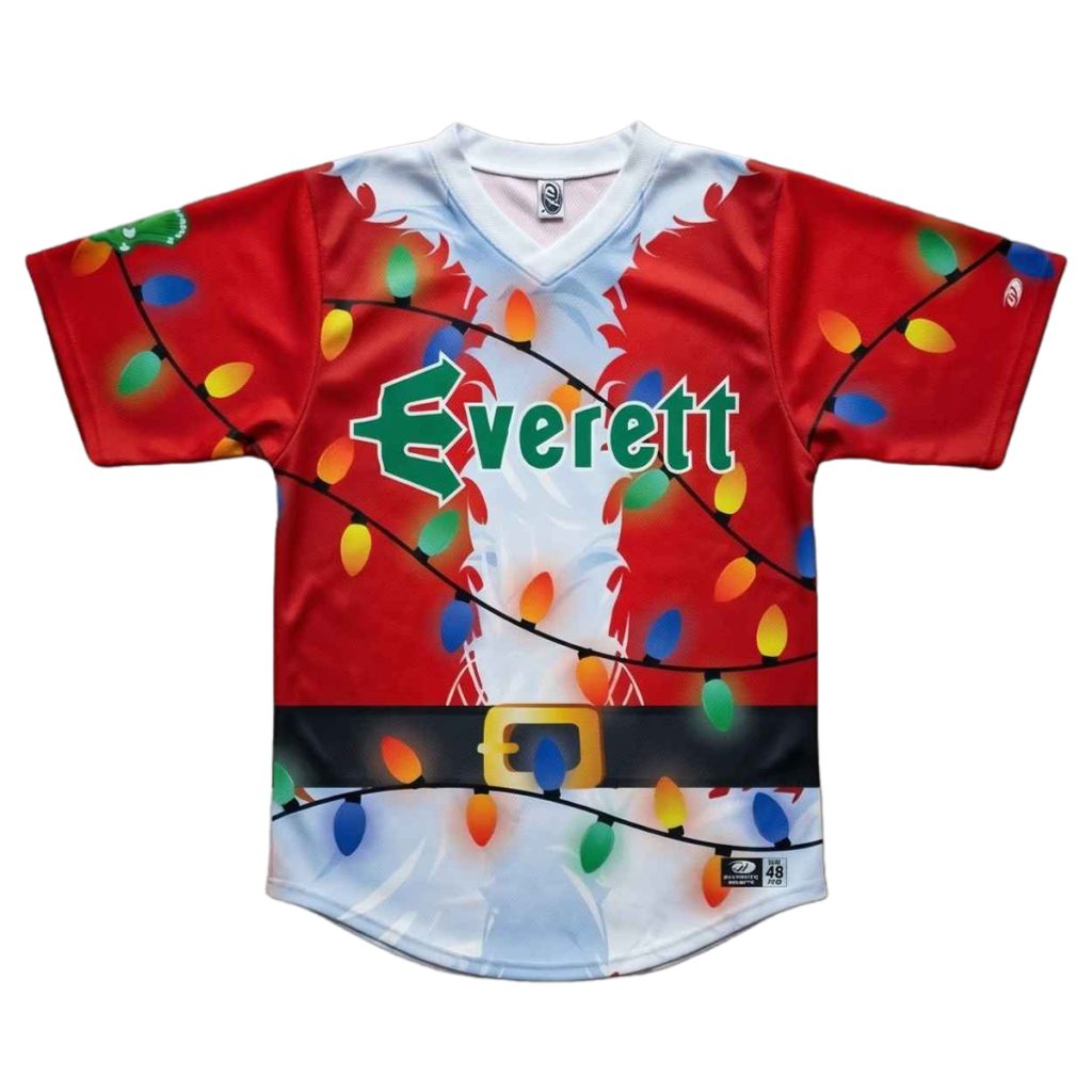 2026 Everett AquaSox Christmas In July Jersey Giveaway