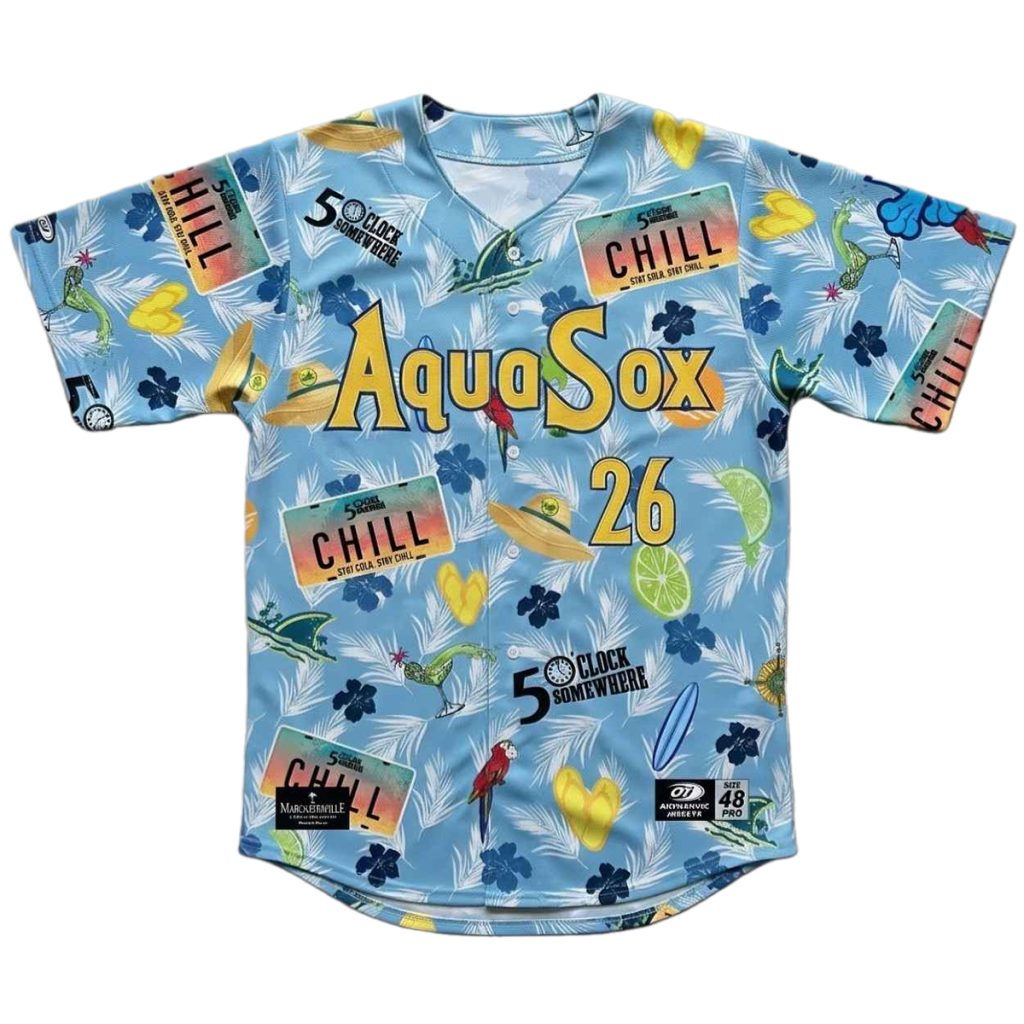 2026 Everett AquaSox Margaritaville Night Jersey Giveaway