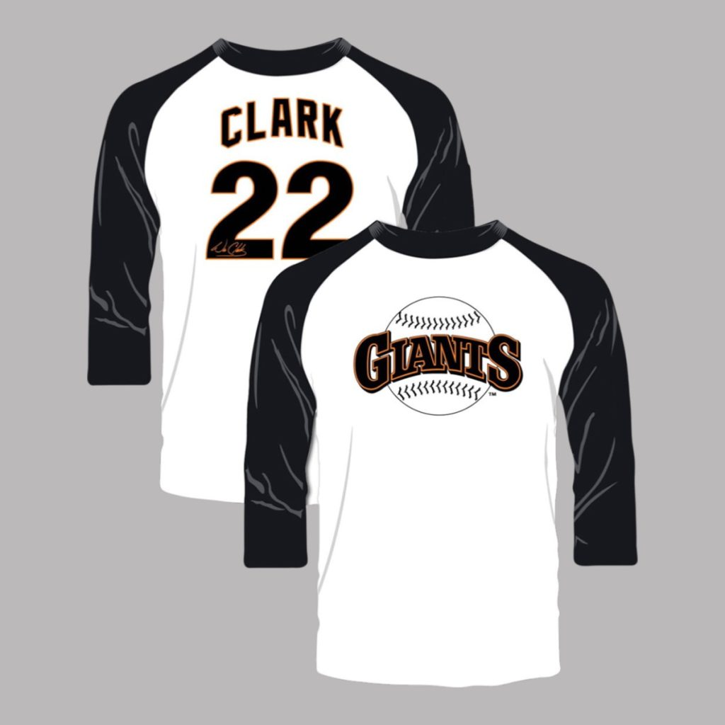 2026 Giants Autism Acceptance Night Will Clark Baseball Shirt Giveaway