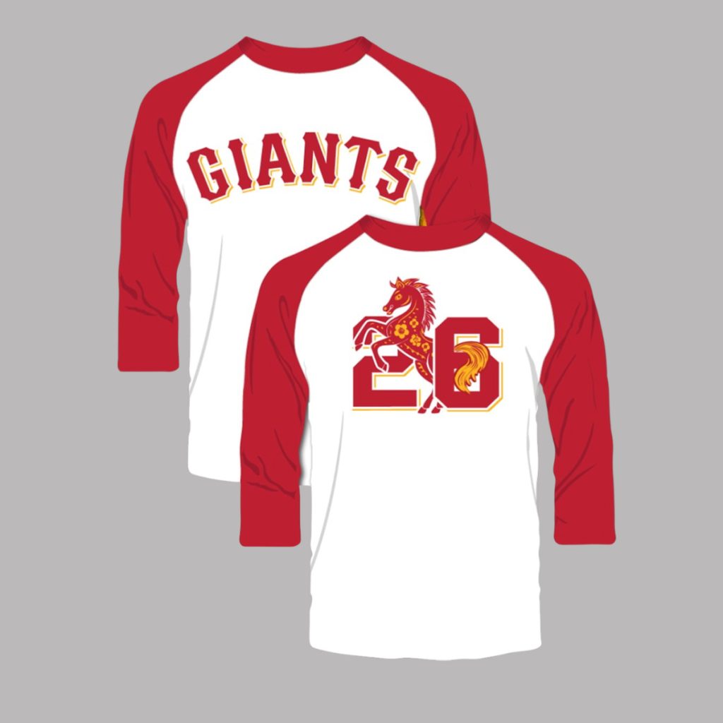 2026 Giants Chinese Heritage Night Baseball Shirt Giveaway
