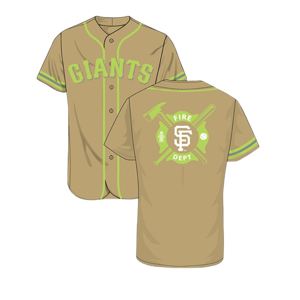 2026 Giants Firefighter Appreciation Night Jersey Giveaway
