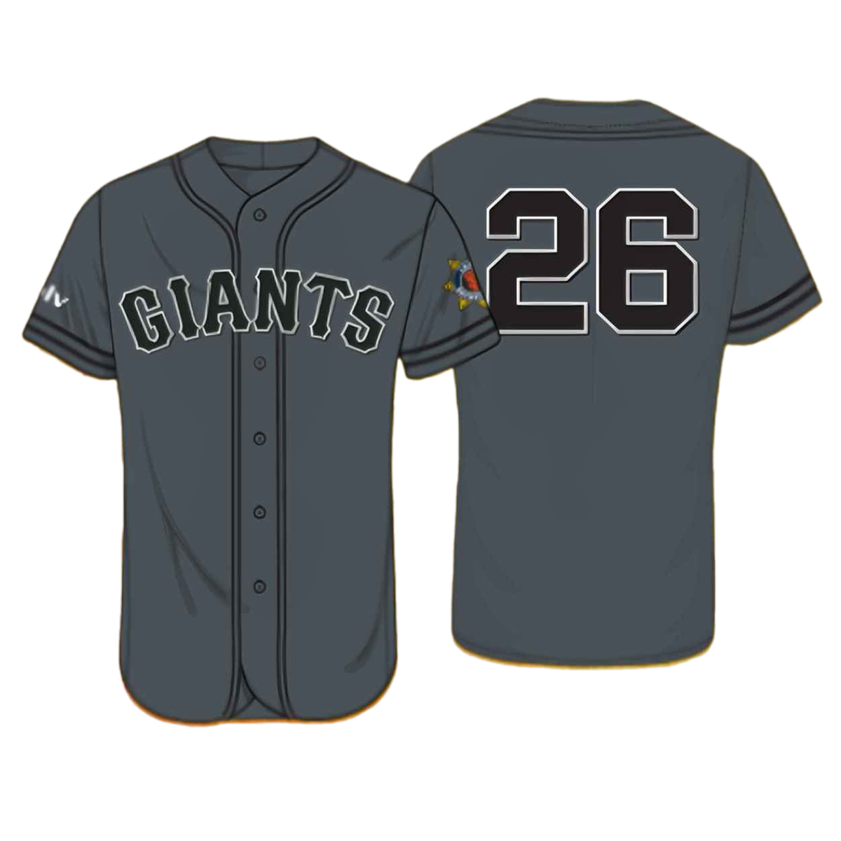 2026 Giants Law Enforcement Appreciation Night Jersey Giveaway