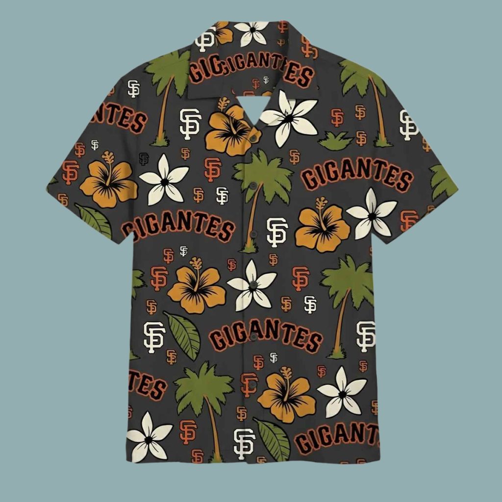 2026 Giveaway Giants Gigantes Aloha Shirt