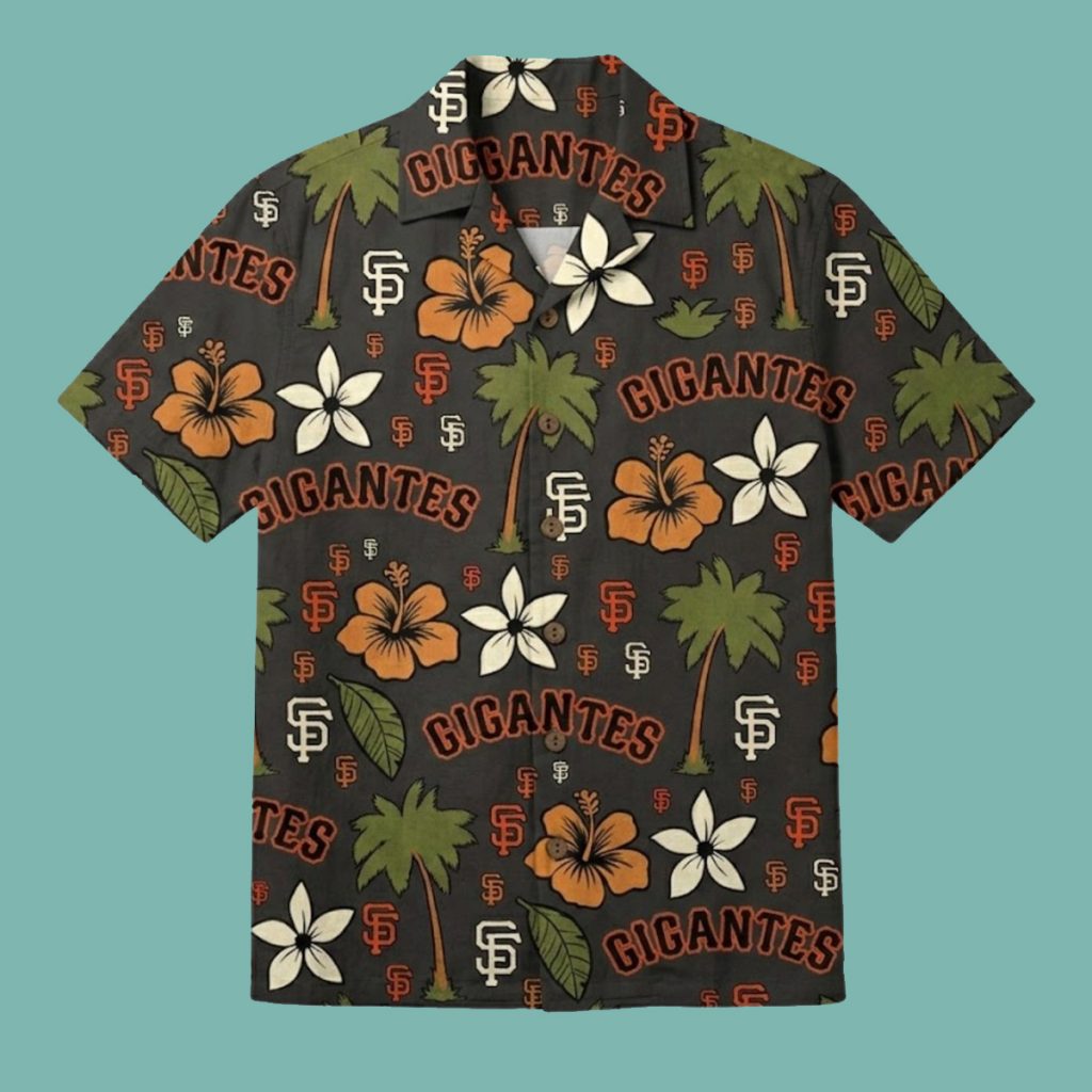2026 Giveaway SF Giants Gigantes Aloha Shirt