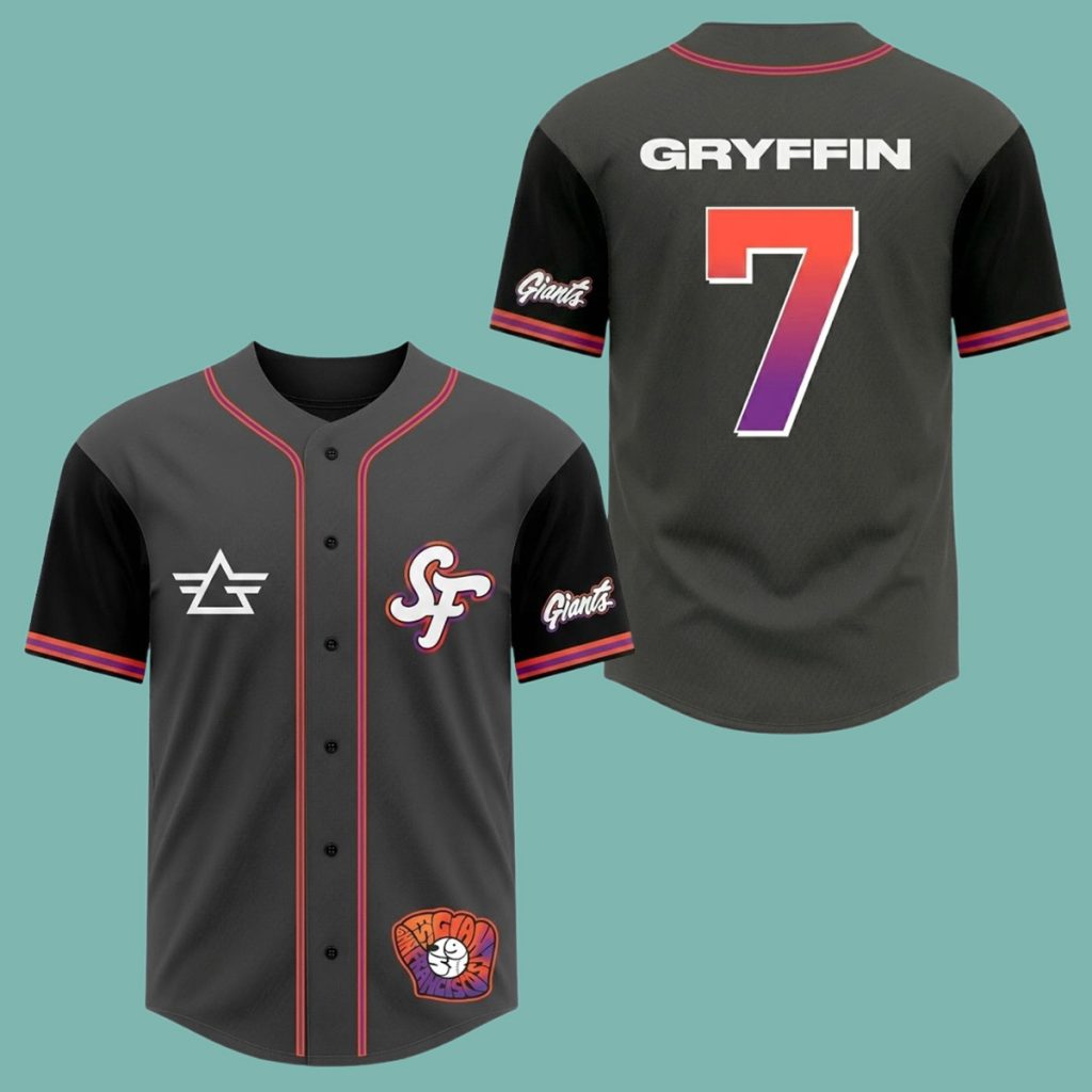 2026 Giveaway SF Giants Gryffin Night Jersey