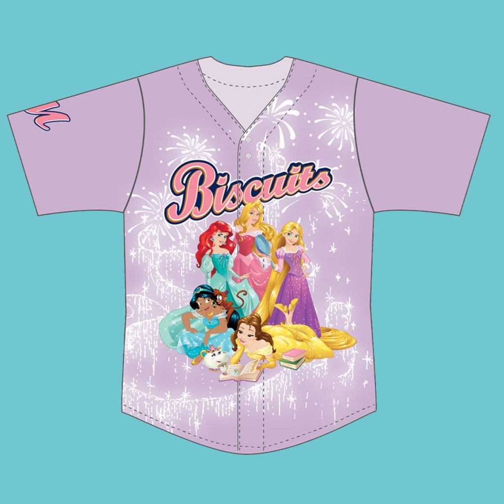 2026 Montgomery Biscuits Princess Night Jersey Giveaway