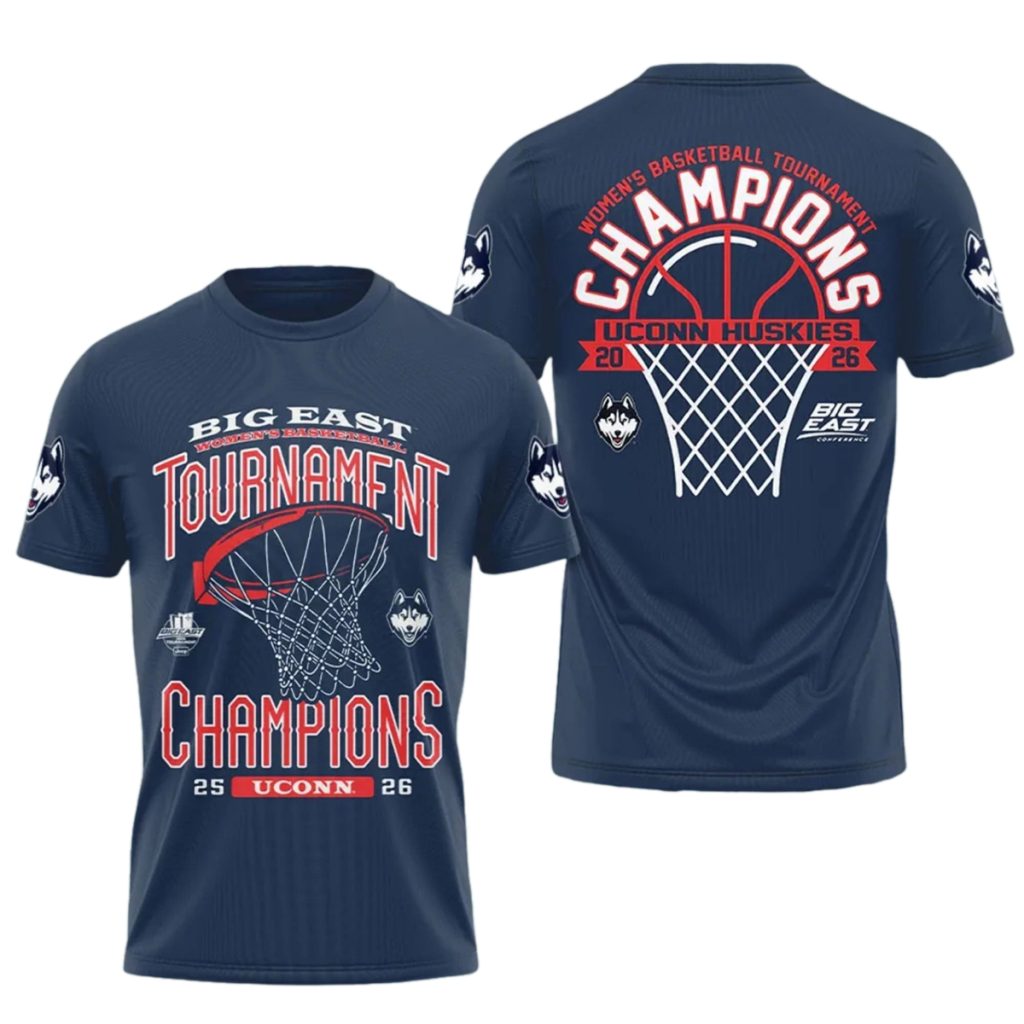 UConn Huskies 2026 Big East Champions Shirt