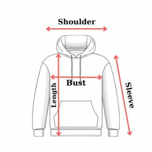 hoodie size chart