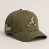 2026 Atlanta Braves Military Green Hat 1