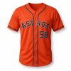 2026 Hunter Brown Astros Orange Jersey