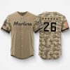 2026 Marlins Military Appreciation Jersey Giveaway