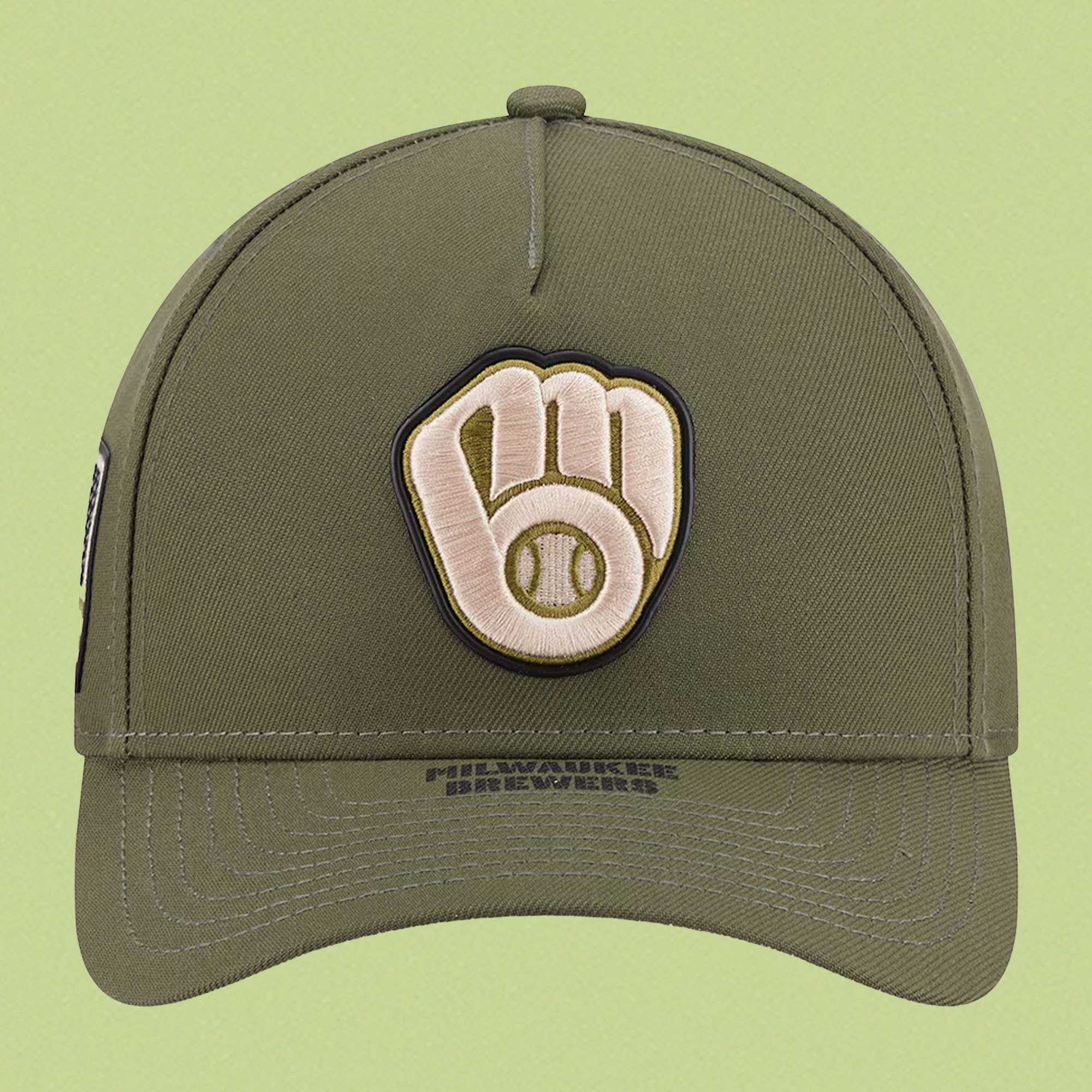 Brewers Armed Forces Day 2026 Green Hat 2