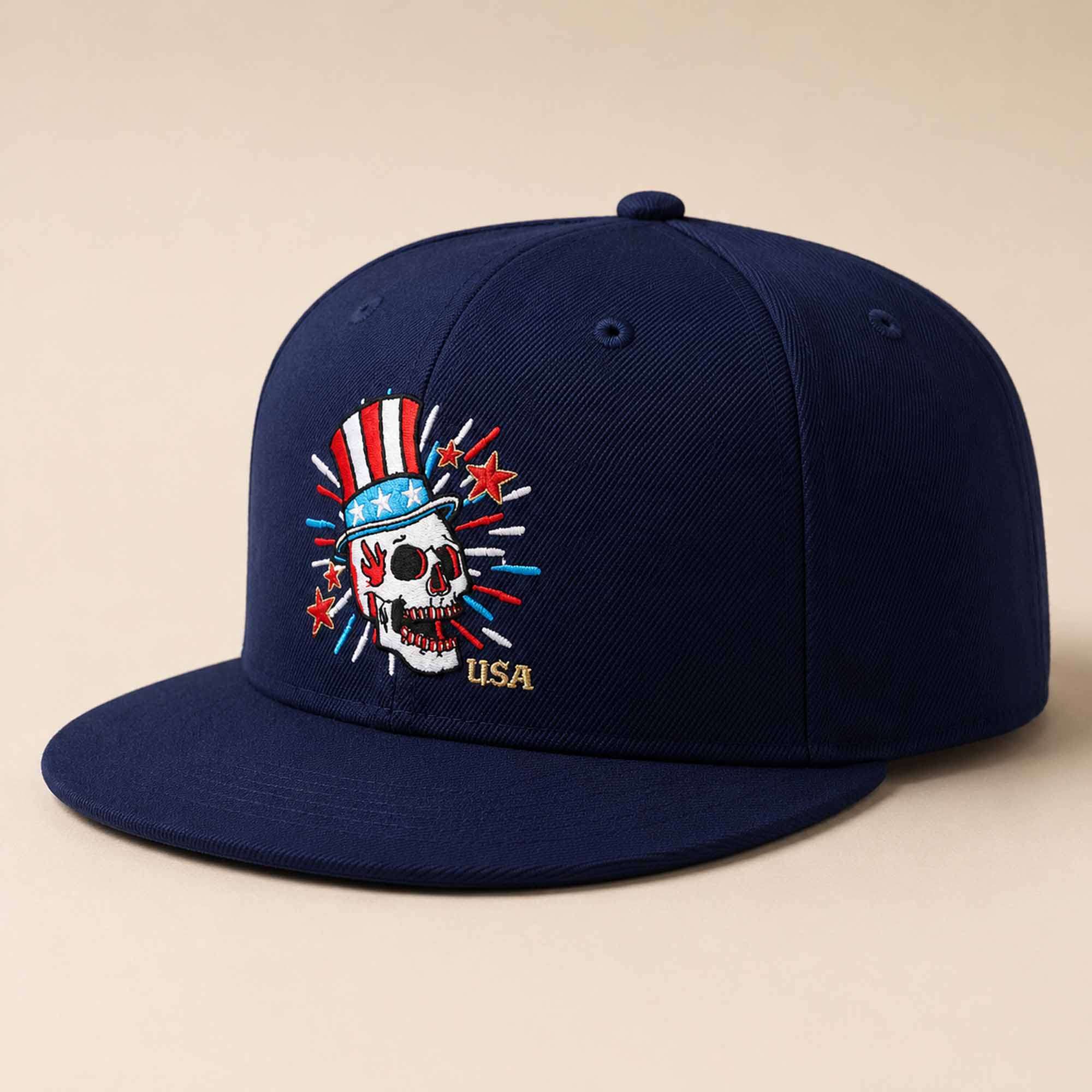 USA Skull 250th Anniversary 2026 Hat 2